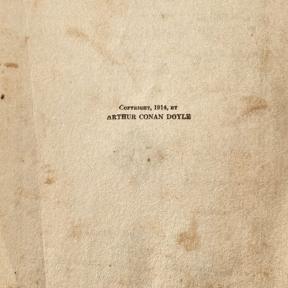 c1920 Sherlock Holmes Valley of Fear A Conan Doyle Hardbound Book Pub A.L. Burt - Picture 6 of 16